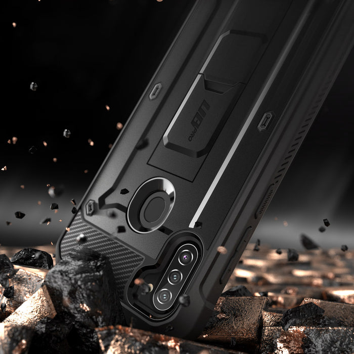 Galaxy A11 Unicorn Beetle Pro Rugged Holster Case-Black