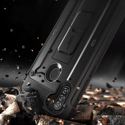 Galaxy A11 Unicorn Beetle Pro Rugged Holster Case-Black