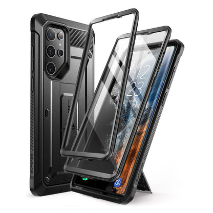 Galaxy S22 Ultra Unicorn Beetle PRO Screen Protector Case(Open-Box)-Black