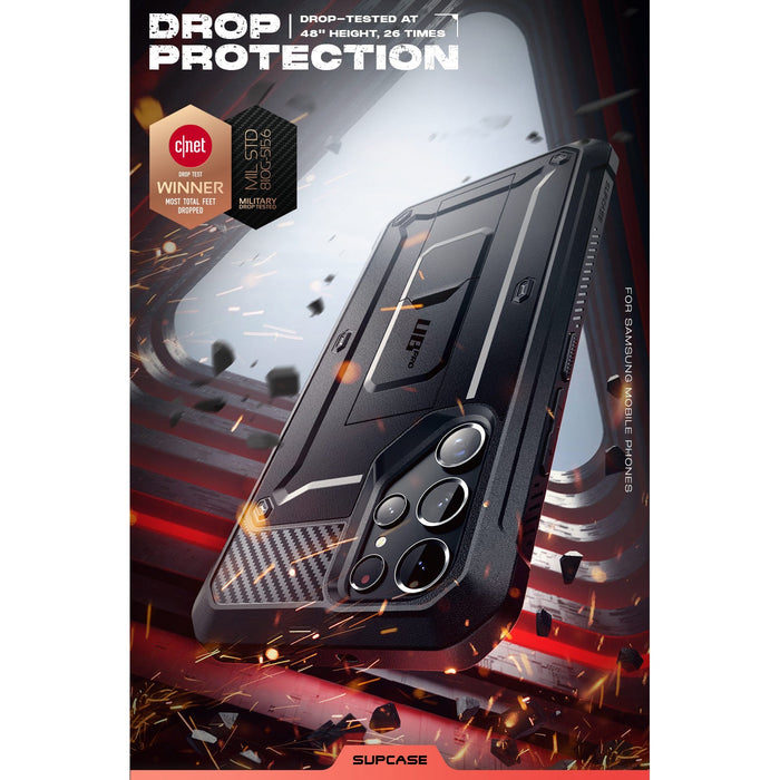 Galaxy S22 Ultra Unicorn Beetle PRO Screen Protector Case(Open-Box)-Black