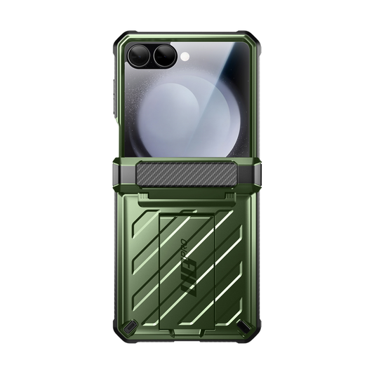 Galaxy Z Flip7 Unicorn Beetle PRO Rugged Case with Belt Clip(open box)-Dark Green
