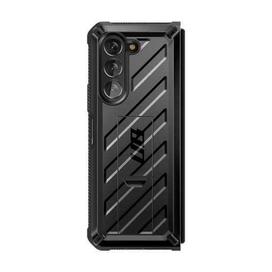 Galaxy Z Fold5 Unicorn Beetle Kickstand Case with Screen Protector (Open-Box)-Black