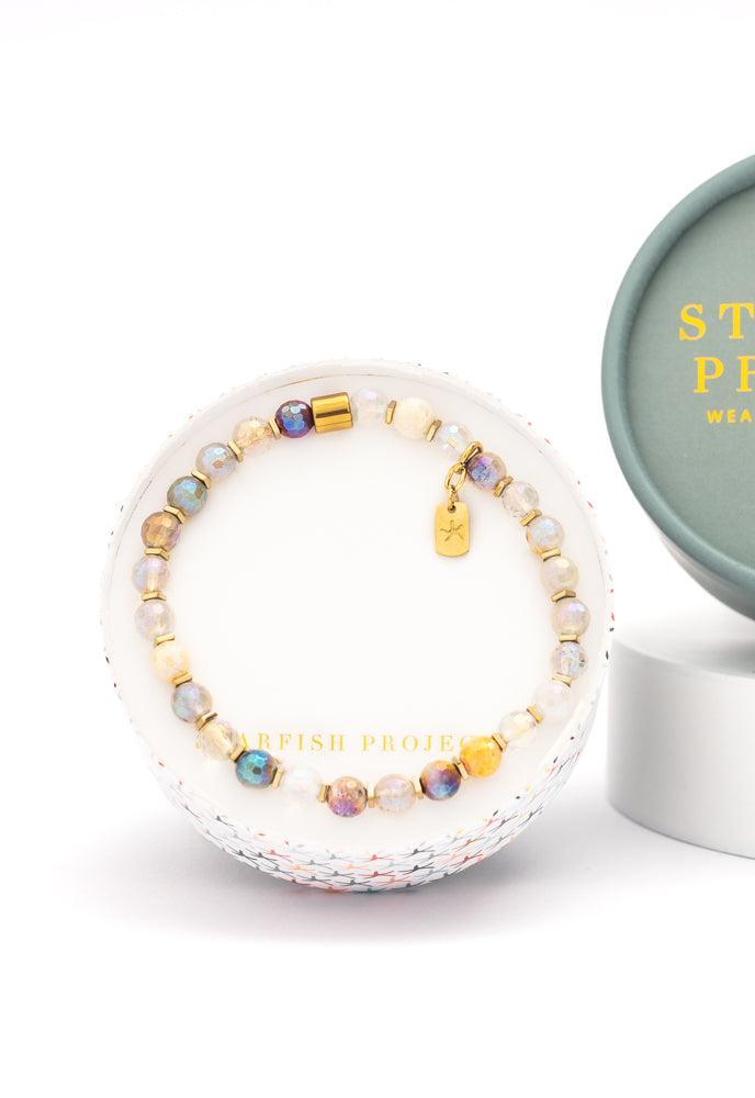Gemstone Beaded Bracelet- Give Freedom to Exploited Women!