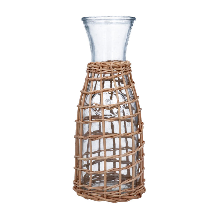 Gisela Graham Glass Carafe - Rattan