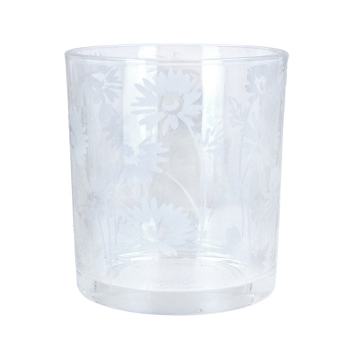 Gisela Graham Glass Tumbler - Daisy