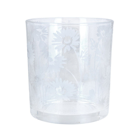 Gisela Graham Glass Tumbler - Daisy
