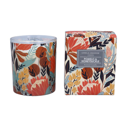 Gisela Graham Scented Candle Jar - Pomelo & Honeysuckle
