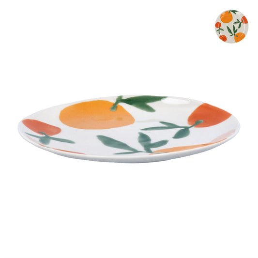 Gisela Graham Stoneware Side Plate - Clementine
