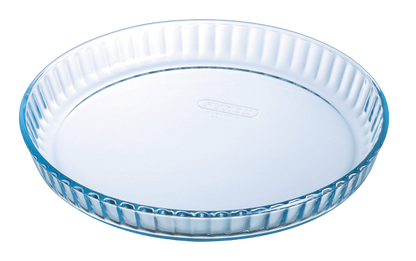Glass round tart tin