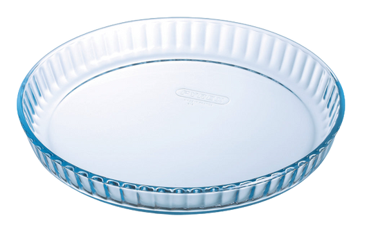 Glass round tart tin