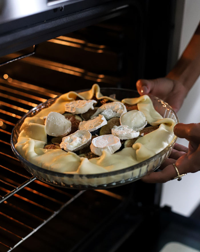 Glass round tart tin