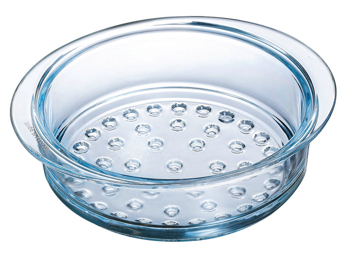 Glass steamer basket