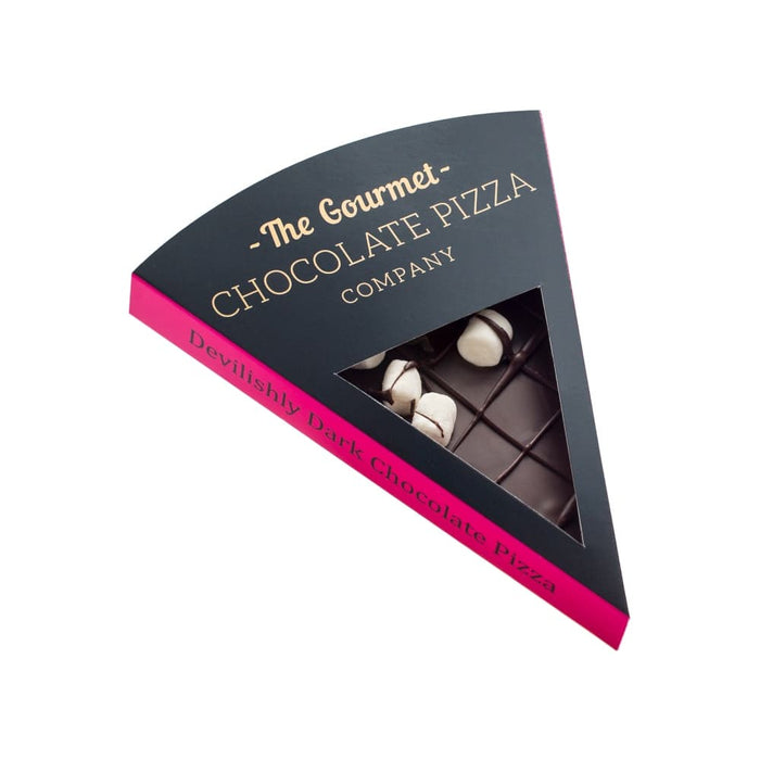 Gourmet Chocolate Pizza Slice - Devilishly Dark