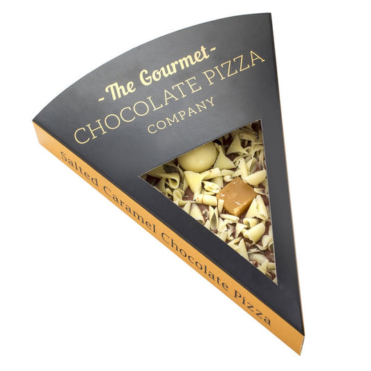 Gourmet Chocolate Pizza Slice - Salted Caramel