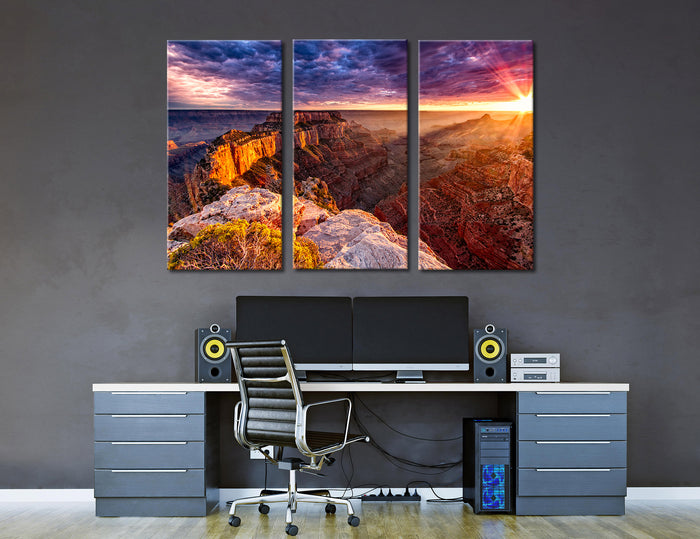 Grand Canyon Cape Royal Canvas Print #7070