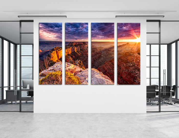 Grand Canyon Cape Royal Canvas Print #7070