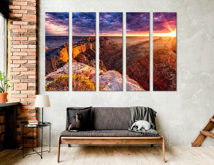 Grand Canyon Cape Royal Canvas Print #7070