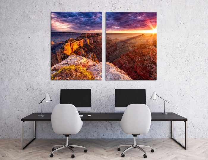 Grand Canyon Cape Royal Canvas Print #7070