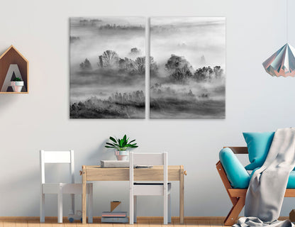 Gray Canvas Print #7573