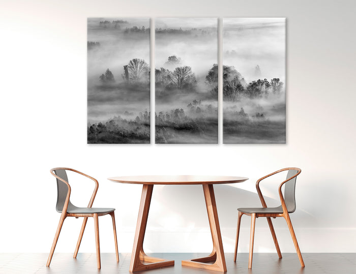 Gray Canvas Print #7573