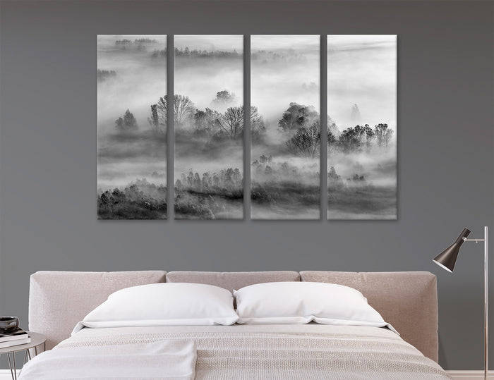 Gray Canvas Print #7573