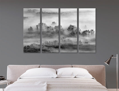 Gray Canvas Print #7573