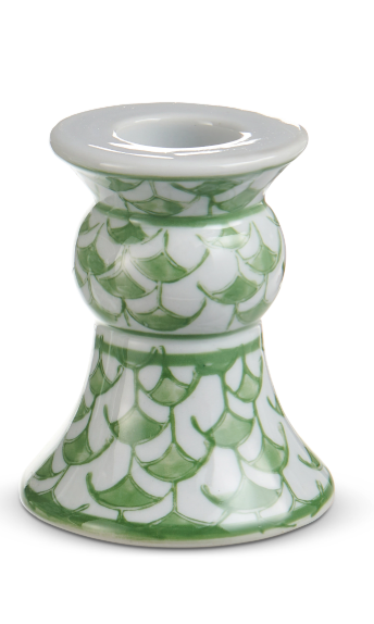 Green Candle Holder