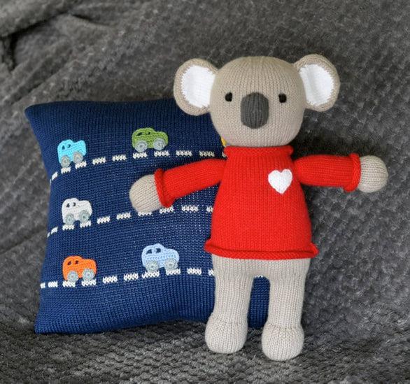 Hand Knit Koala Stuffed Animal, Fair Trade