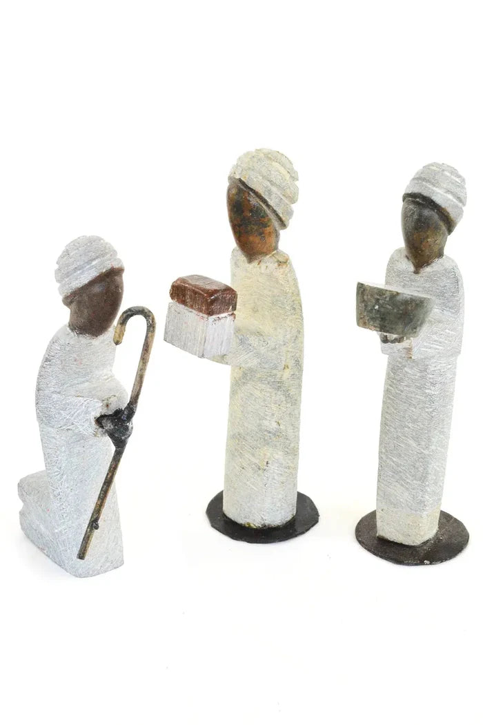 Handcrafted stone  Nativity Scene, Fair Trade from Zimbabwe