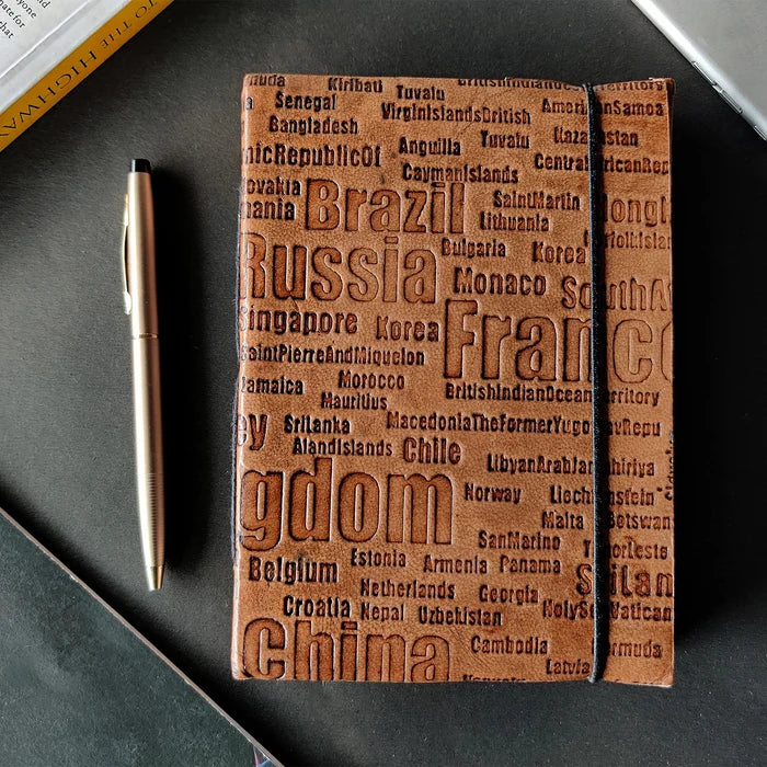 Handmade Full-Grain Leather Journal Diary Notebook