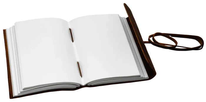Leather refillable journal