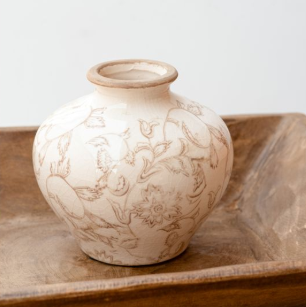 HEIRLOOM VASE - Beige