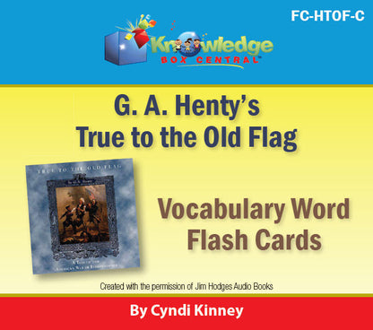 Henty's Historical Novel Flash Cards