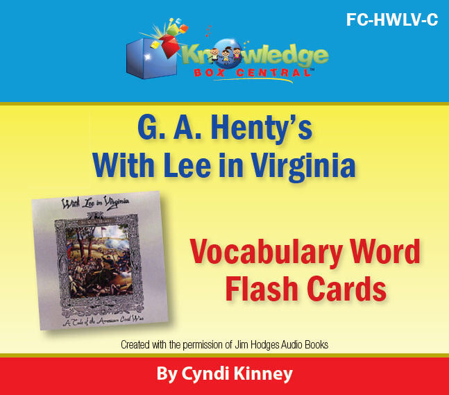Henty's Historical Novel Flash Cards