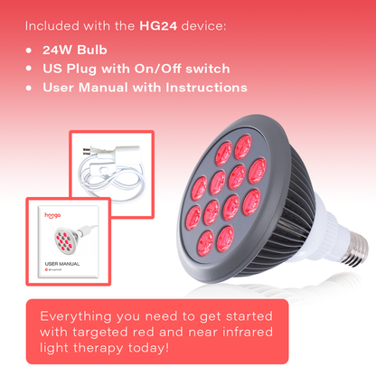 HG24 Red Light Therapy Lamp