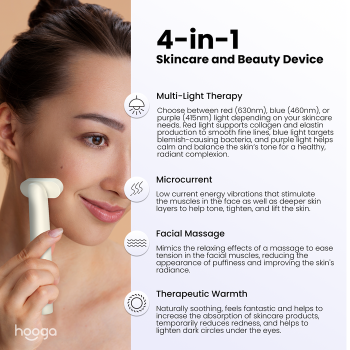 Hooga Facial Light Therapy Wand