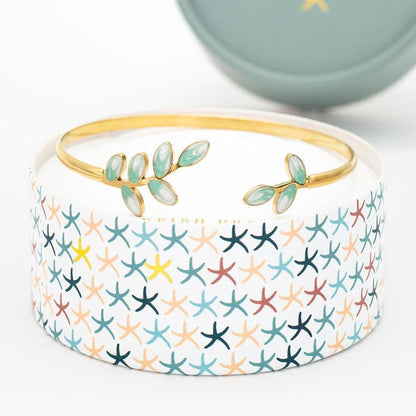 Hope Grows Bracelet in Mint, Supports Women Artisans