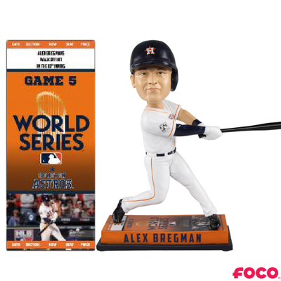 Alex Bregman Houston Astros 2017 World Series Ticket Base Bobblehead