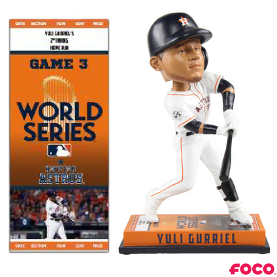 Houston Astros 2017 World Series Ticket Base Bobbleheads