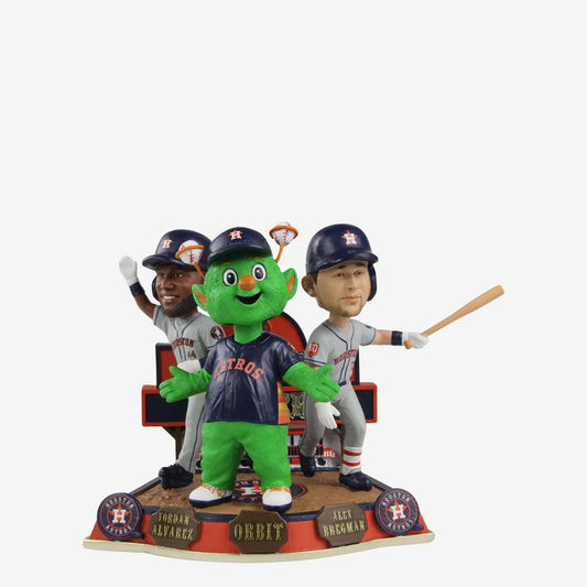 Houston Astros 2022 ALDS Champion Mini Bobblehead Scene MLB Baseball Bobblehead