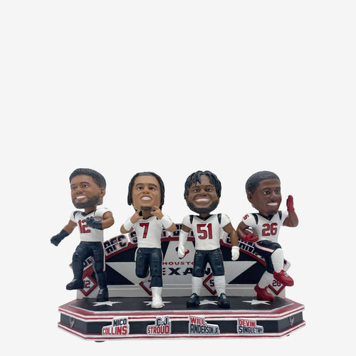 Houston Texans 2023 AFC South Division Champions Mini Bobblehead Scene NFL