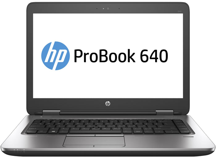 HP ProBook 640 G2 14" Business Laptop - 6th Gen Intel Core i5-6200U 2.3GHz 8GB RAM 128GB SSD Webcam Win 10 Pro - Coretek Computers