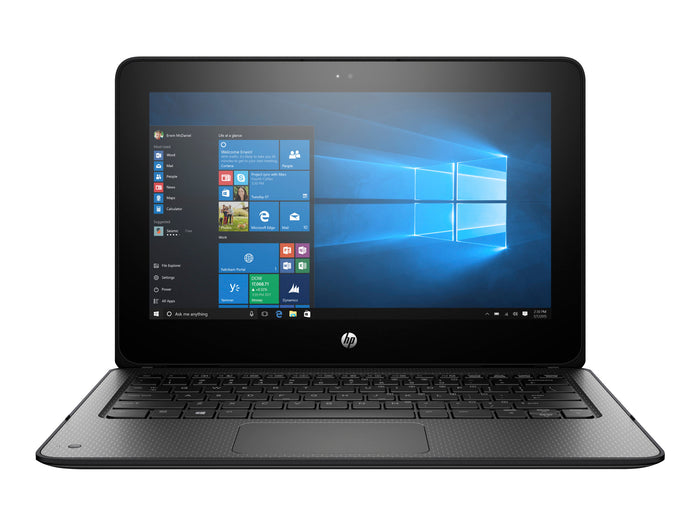 HP x360 G1 Touchscreen 2-in-1 Flip Design Laptop - Intel N3350 4GB RAM 64GB SSD WebCam 11.6" 1366X768 Windows 10 Pro - Coretek Computers