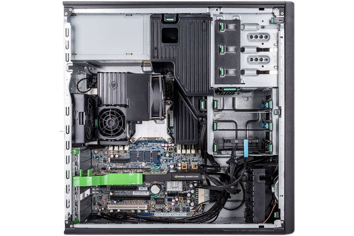 HP Z420 Workstation - Xeon E5-1607 3.00GHz Quad, 16GB RAM, Firepro W2100 2GB, Windows 10 Pro, Keyboard & Mouse - Coretek Computers