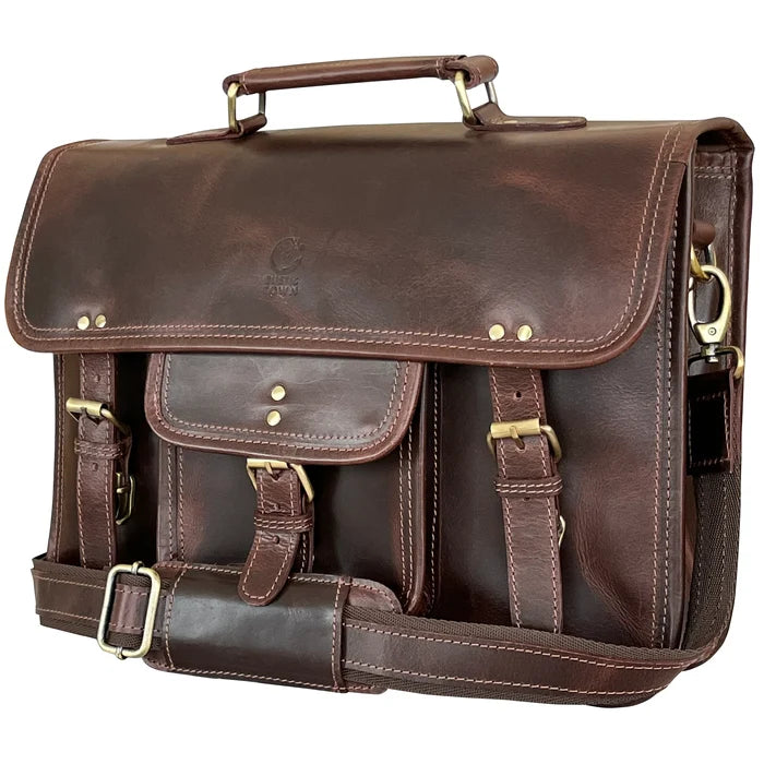 leather messenger bag for men