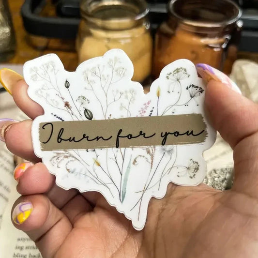 Bridgerton Inspired: I Burn For You Sticker
