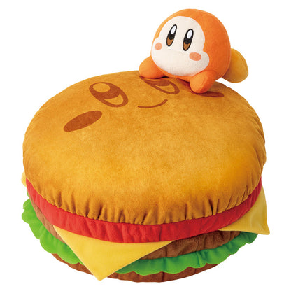 Ichiban Kuji- Kirby's Burger Waddle Dee Cushion Plush 2021