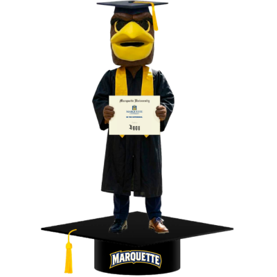 Iggy Marquette Golden Eagles Mascot Graduation Bobblehead (Presale)