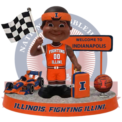 Illinois Fighting Illini Welcome to Indianapolis Bobblehead (Presale)