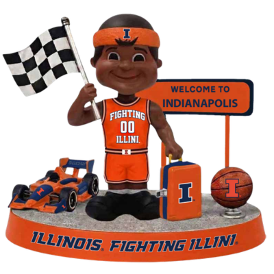Illinois Fighting Illini Welcome to Indianapolis Bobblehead (Presale)